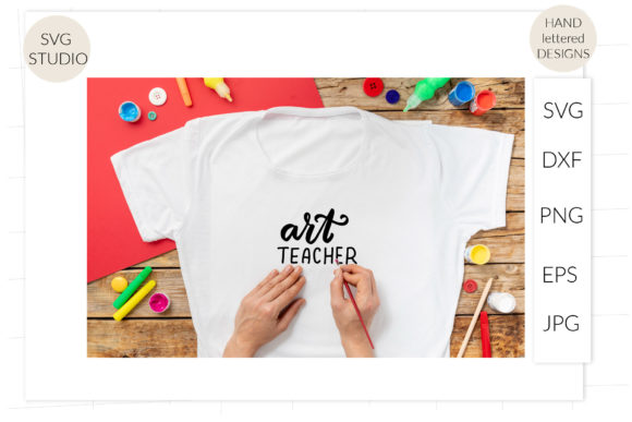 Art Teacher Svg for Graphics and Crafts