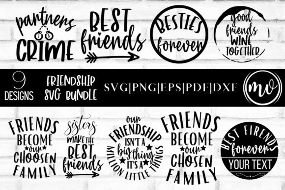 Friendship SVG Quote Bundle - 9