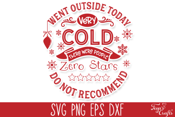 Funny Christmas Quote - Went Outside