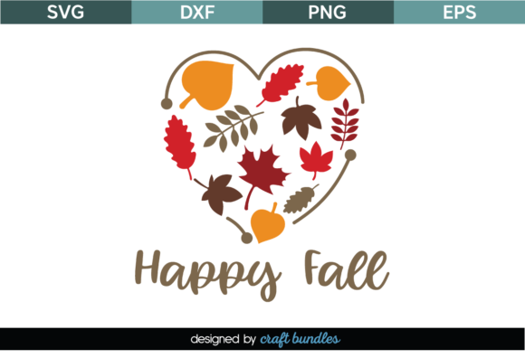 Happy Fall SVG Quote Cut File
