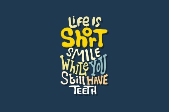 Life is Short - Svg Quote Lettering Graphics